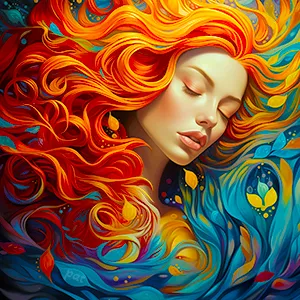 Coral Dreams, a digital artwork by Patrick Reiner.