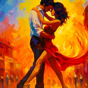Rising to the Rhythm, a digital artwork by Patrick Reiner.
